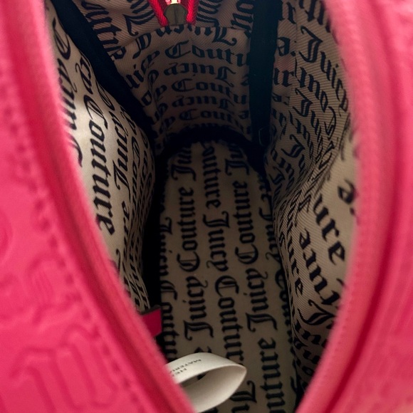 Juicy Couture Bright Pink Embossed Mini Backpack with Cardholder - Picture 5 of 5